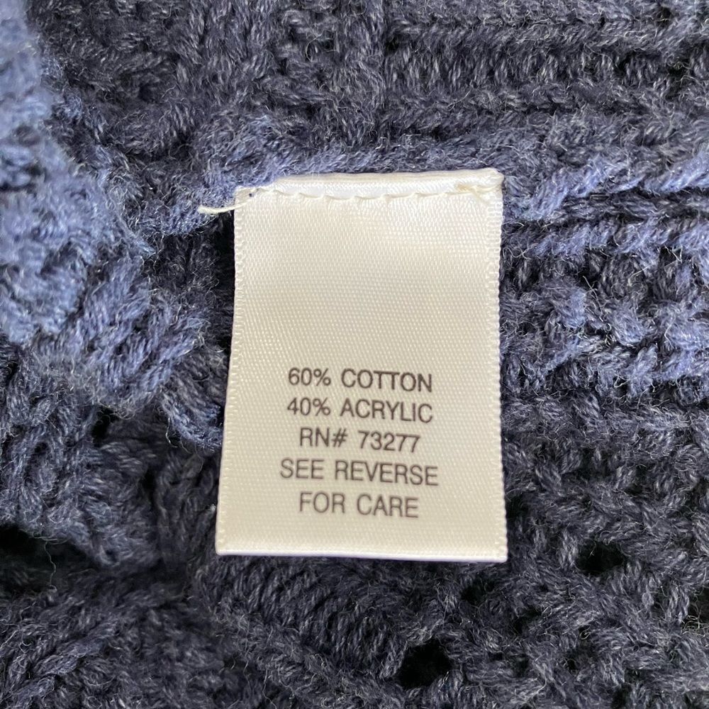 Sleeveless Cardigan Sweater Blue  Sz 2X  Sonoma - Picture 6 of 8